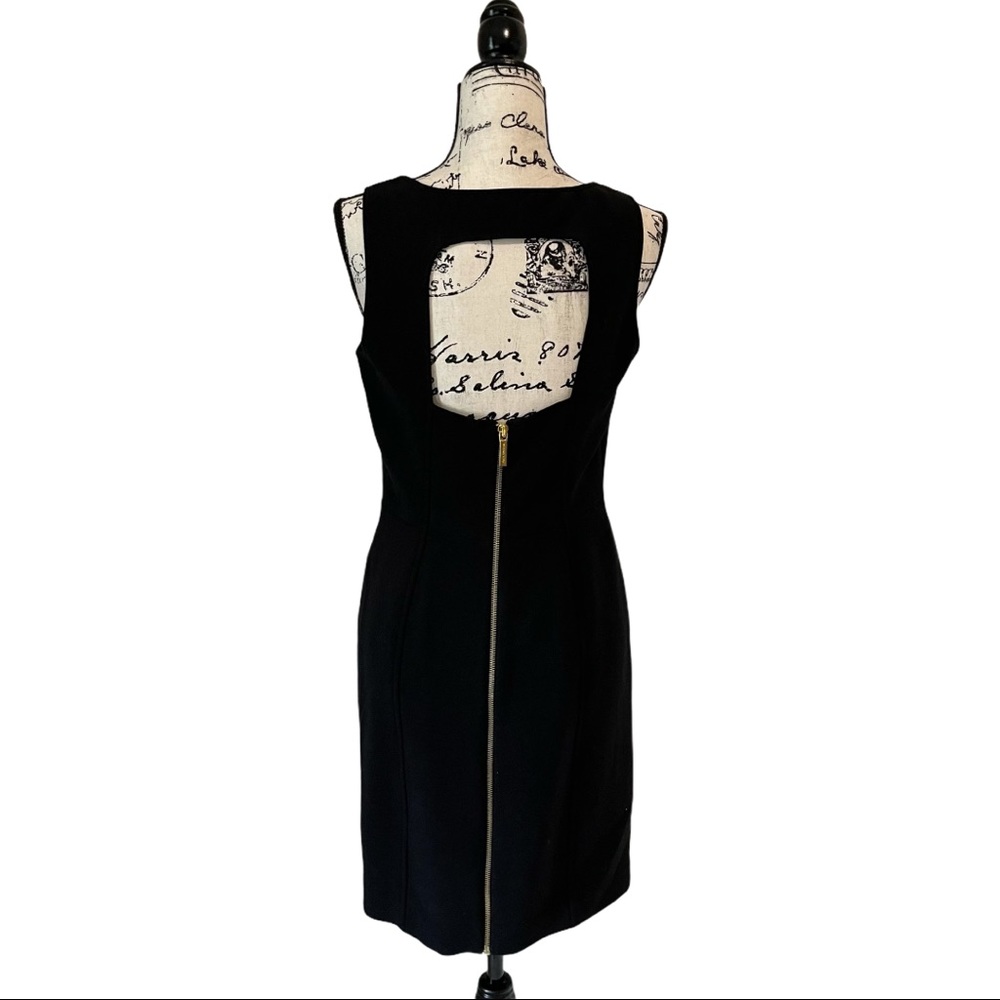 Michael Kors Open Back Zip LBD - sz8